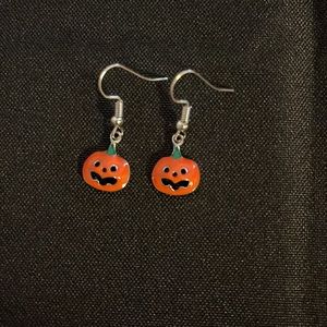 Earrings, Pumpkin Earrings, NIP, Festive, fun and cute.